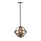 Z-Lite Kirkland 3 Light Pendant, Rustic Mahogany 472B14-RM - alternate 5
